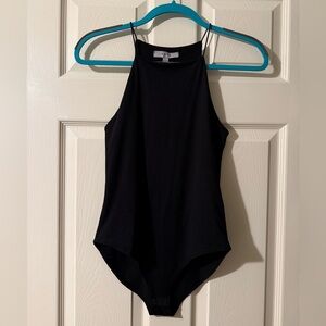 Gaze Black Sleeveless Bodysuit